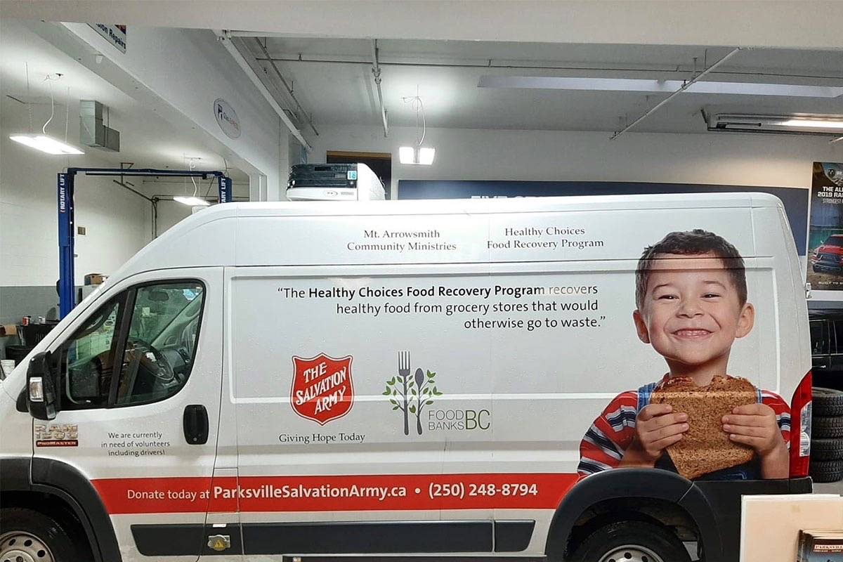 Catalytic converter stolen off Salvation Army van in Parksville