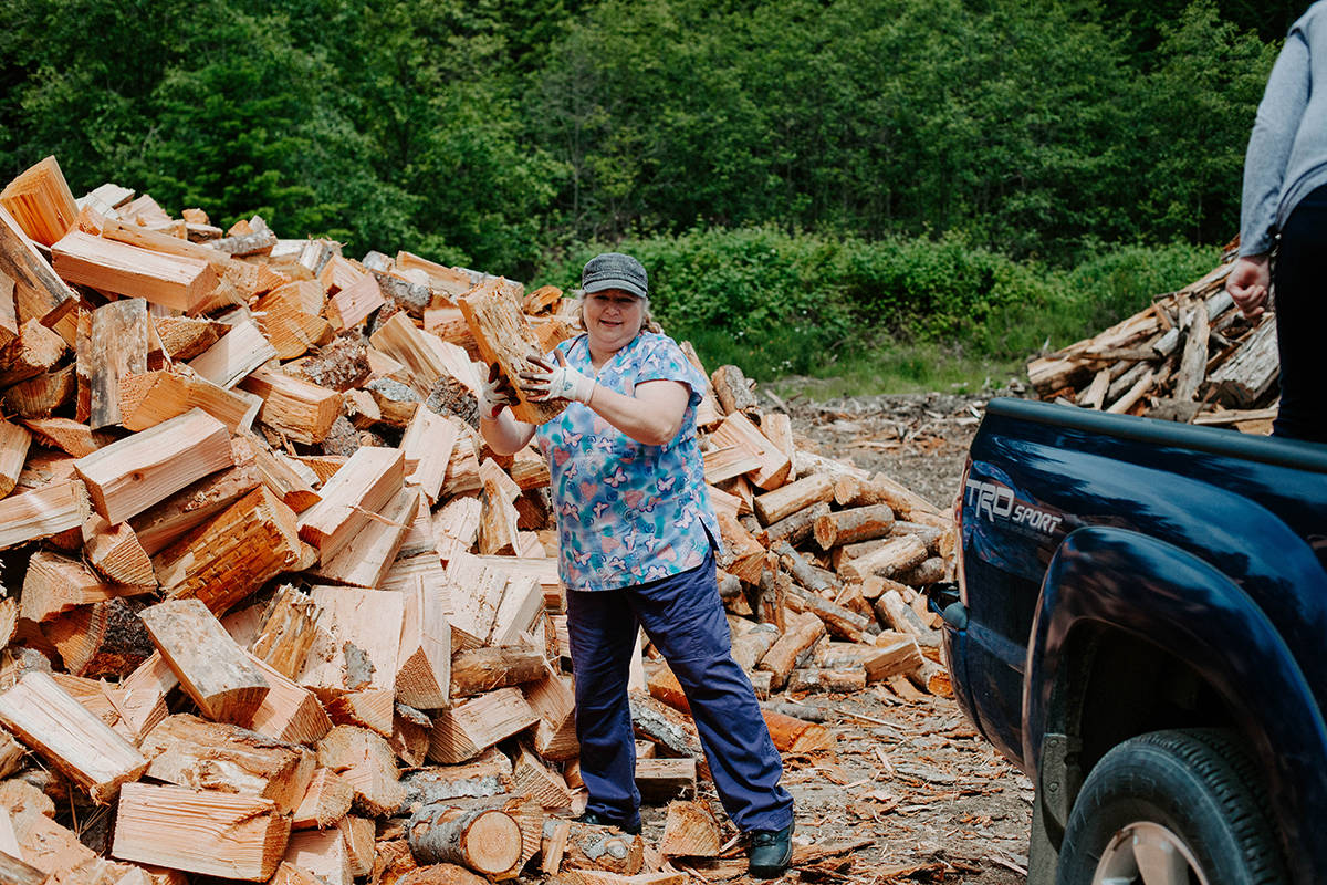 Firewoodcutting permits come with charitable component Nanaimo News
