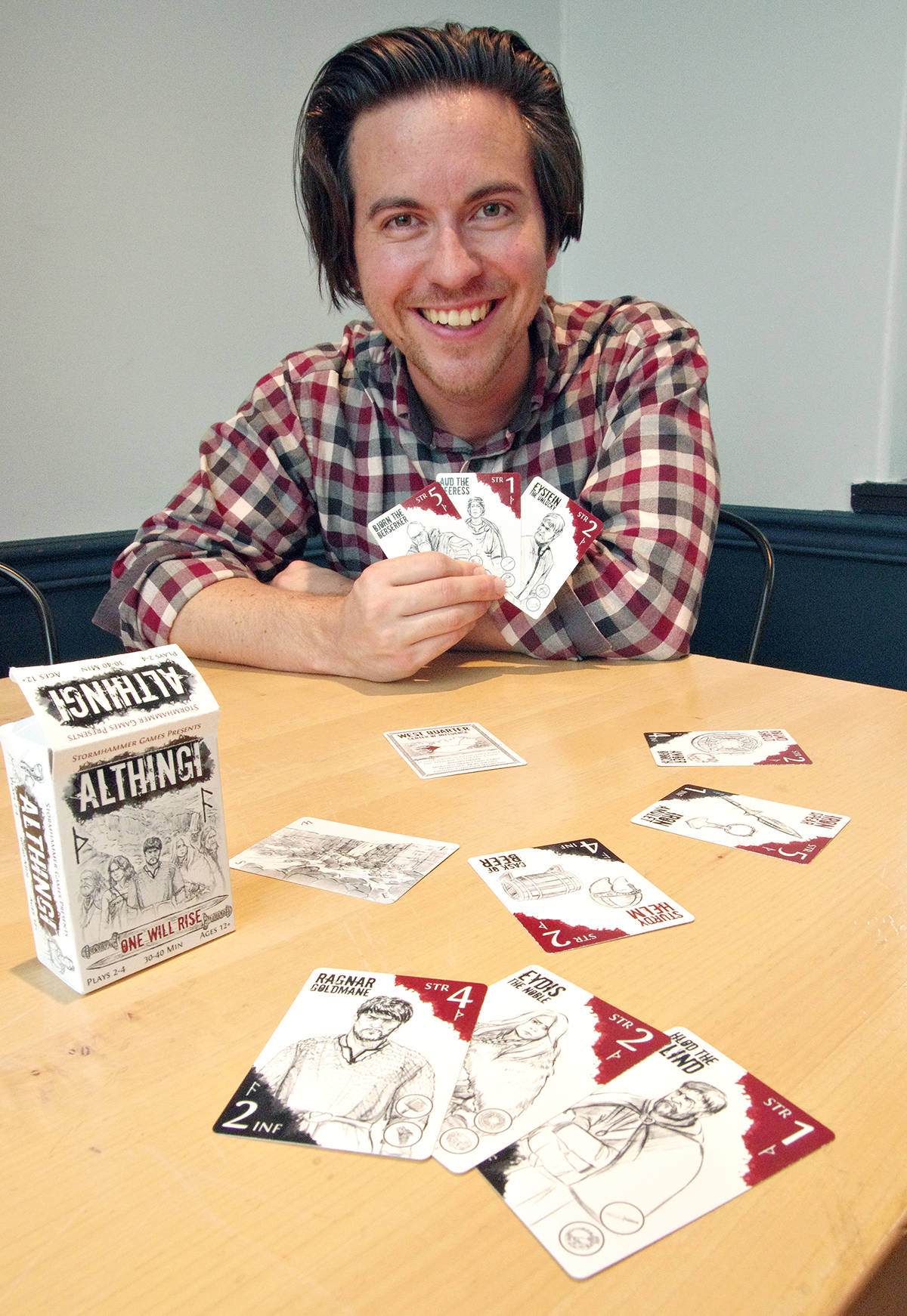 Nanaimo fantasy writer creates historically accurate Vikingthemed card game Nanaimo News Bulletin