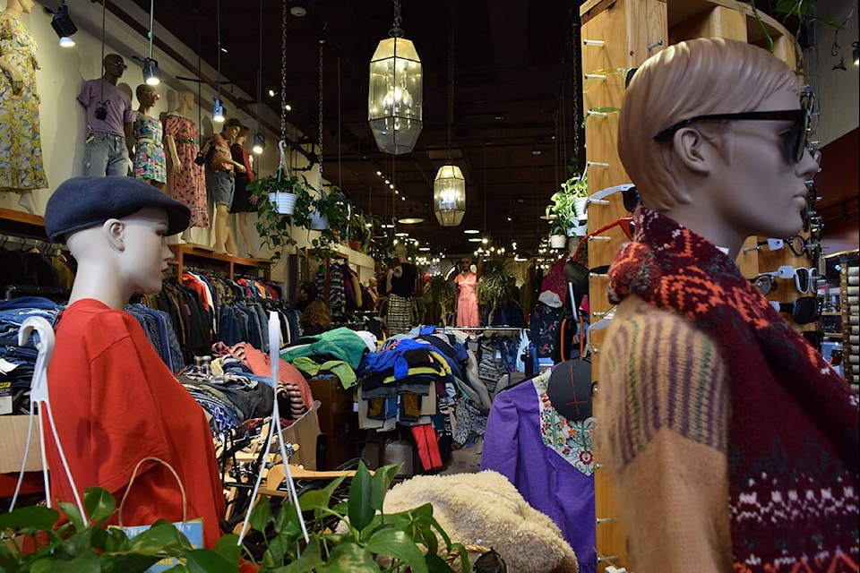 Christmas sweater in store shop