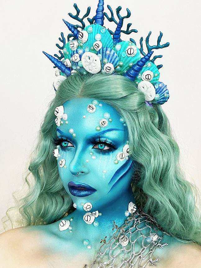 mermaid makeup - Google Search