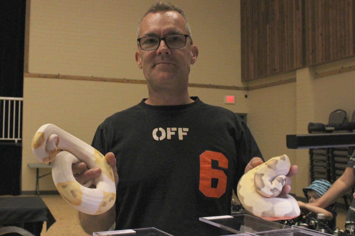 Snakes and lizards among species at reptile expo in Nanaimo Nanaimo
