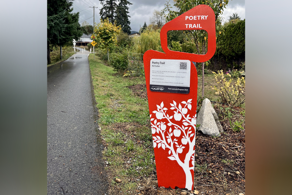 New art project in Nanaimo invites passers-by to compose poetry on the spot