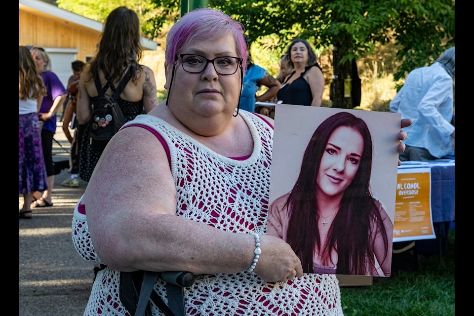 Darlene Brady with a photo of her daughter Jessa-Lynn Brady who died of drug poisoning three years ago. 