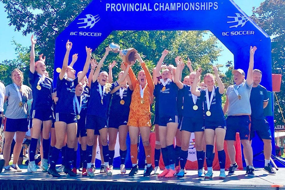 Nelson's under-15 girls soccer team won gold Sunday at provincials in Kamloops.