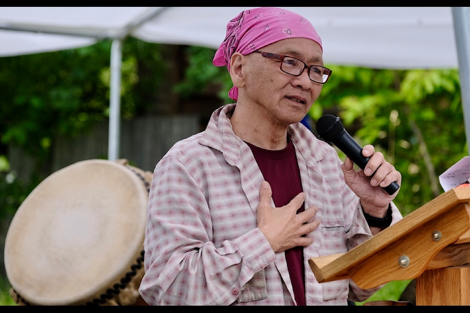 "They were deemed enemies, enemies of Canada, and they lived through that. And I need to honour that. I need to remember that." – Cary Sakiyama at the 30th anniversary of the Nikkei Memorial Centre in New Denver on June 22. 