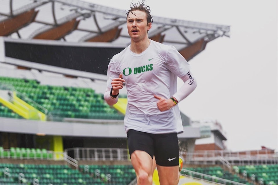 B.C. runner first Canadian to sign Nike student athlete deal Mission City Record