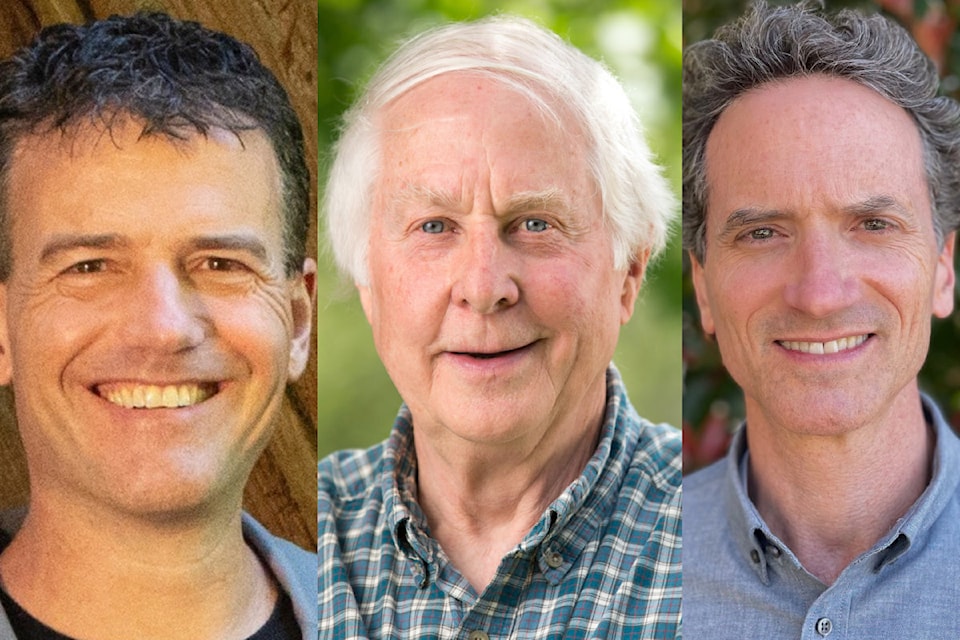 L-R: Cam Brewer, Herb Hammond, and Sean Markey are the authors of a new book entitled Nature-First Cities.