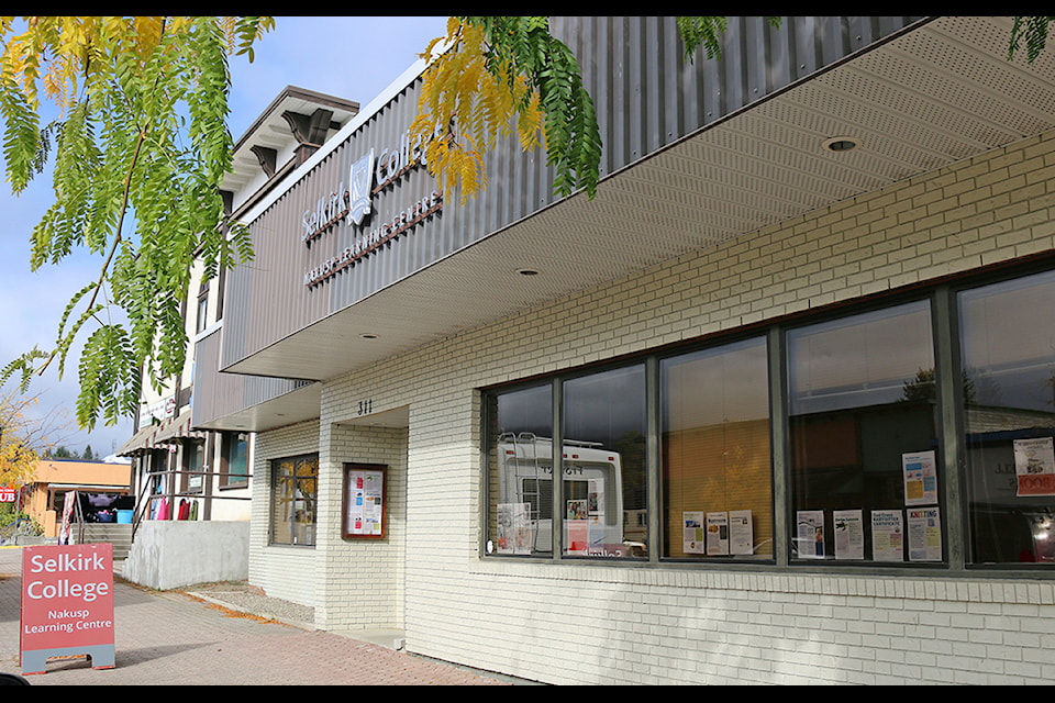 The Selkirk College Learning Centre in Nakusp.