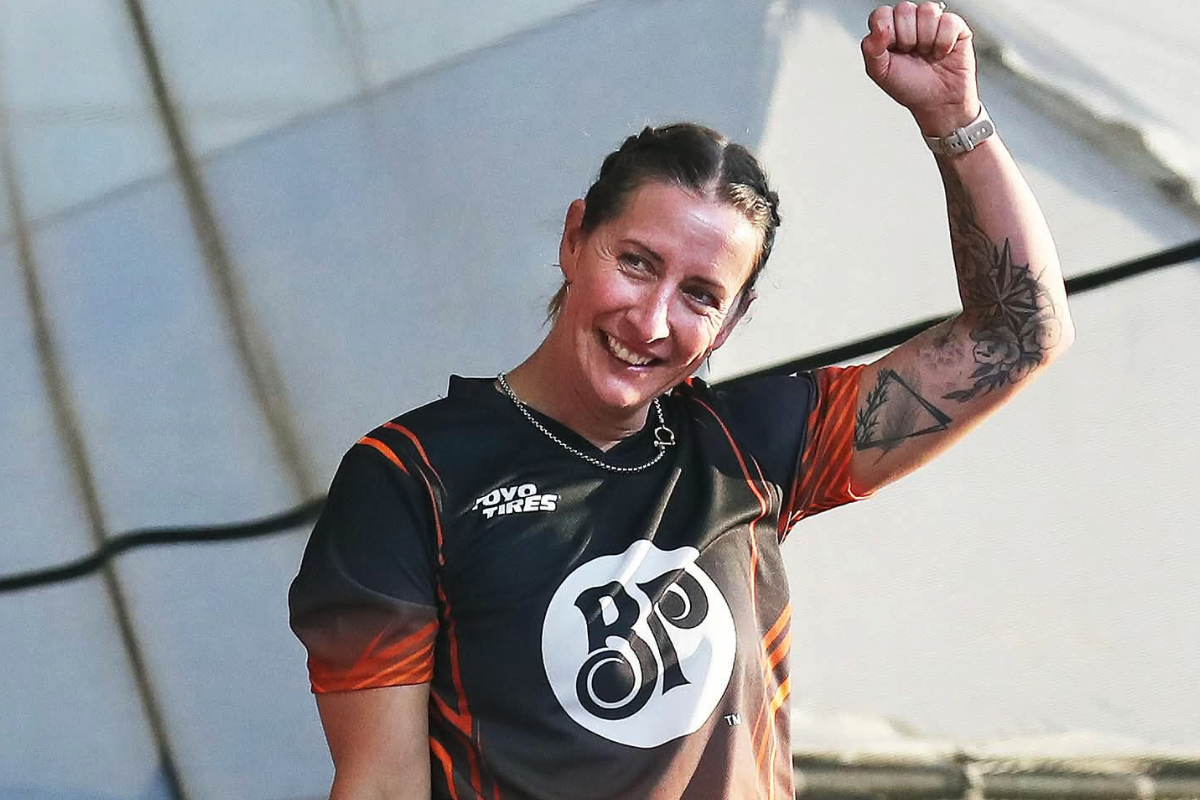 B.C.'s Andrea Hand wins 2nd national logger sports title, sets world record