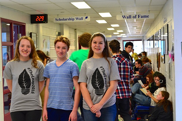 LVR students stay overnight for climate action