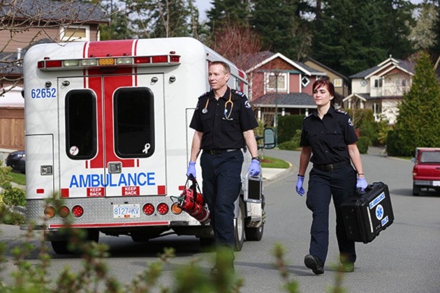 BC Ambulance Services Victoria stock photography session