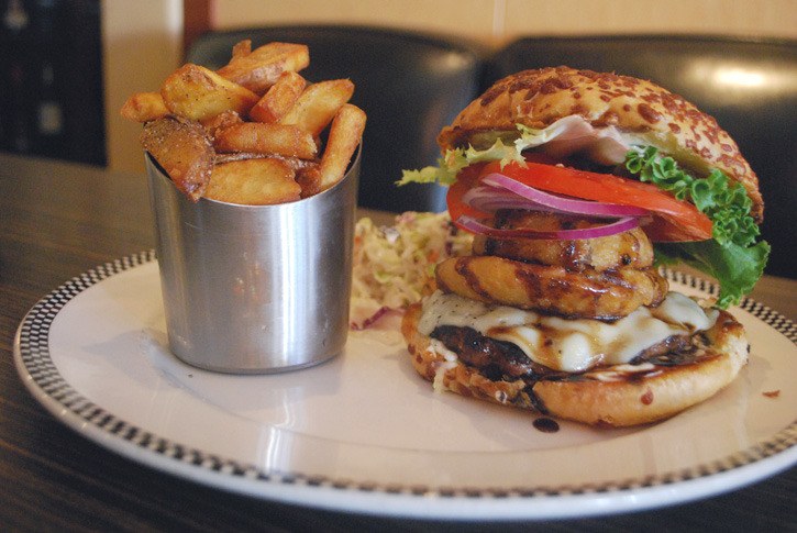 Nelson's Uptown Tavern offers the best beef in their burger