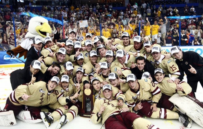NCAA Hockey: Frozen Four-Ferris State vs Boston College