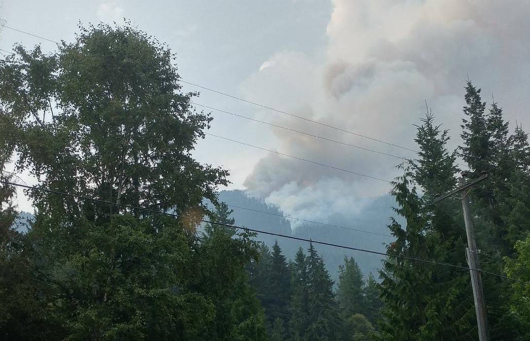 Lightning starts two fires northeast of Nelson