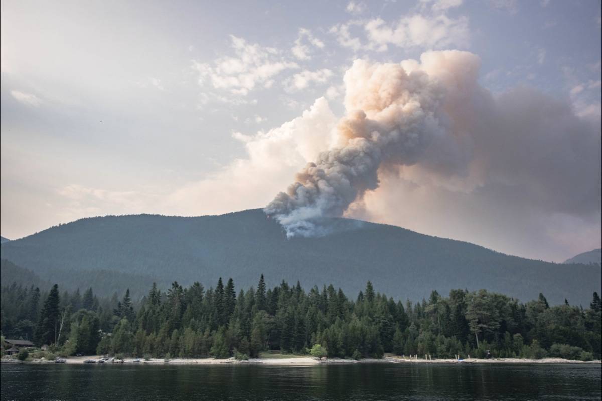 Rain slows Nelson area wildfires