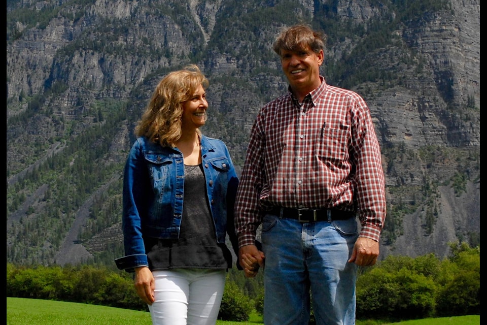Claudia and Ben Herrera on their organic farm in the Creston Valley. Photo submitted.