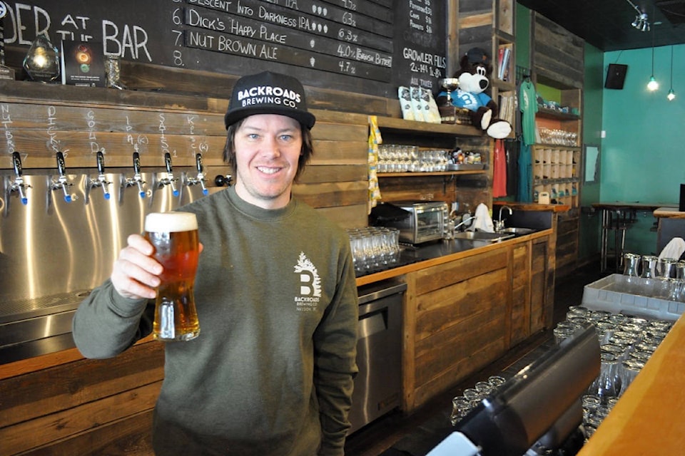 Brent Malysh, a co-owner of Backroads Brewing Company, is one of many entrepreneurs attempting to reopen their business in Nelson. Photo: Tyler Harper