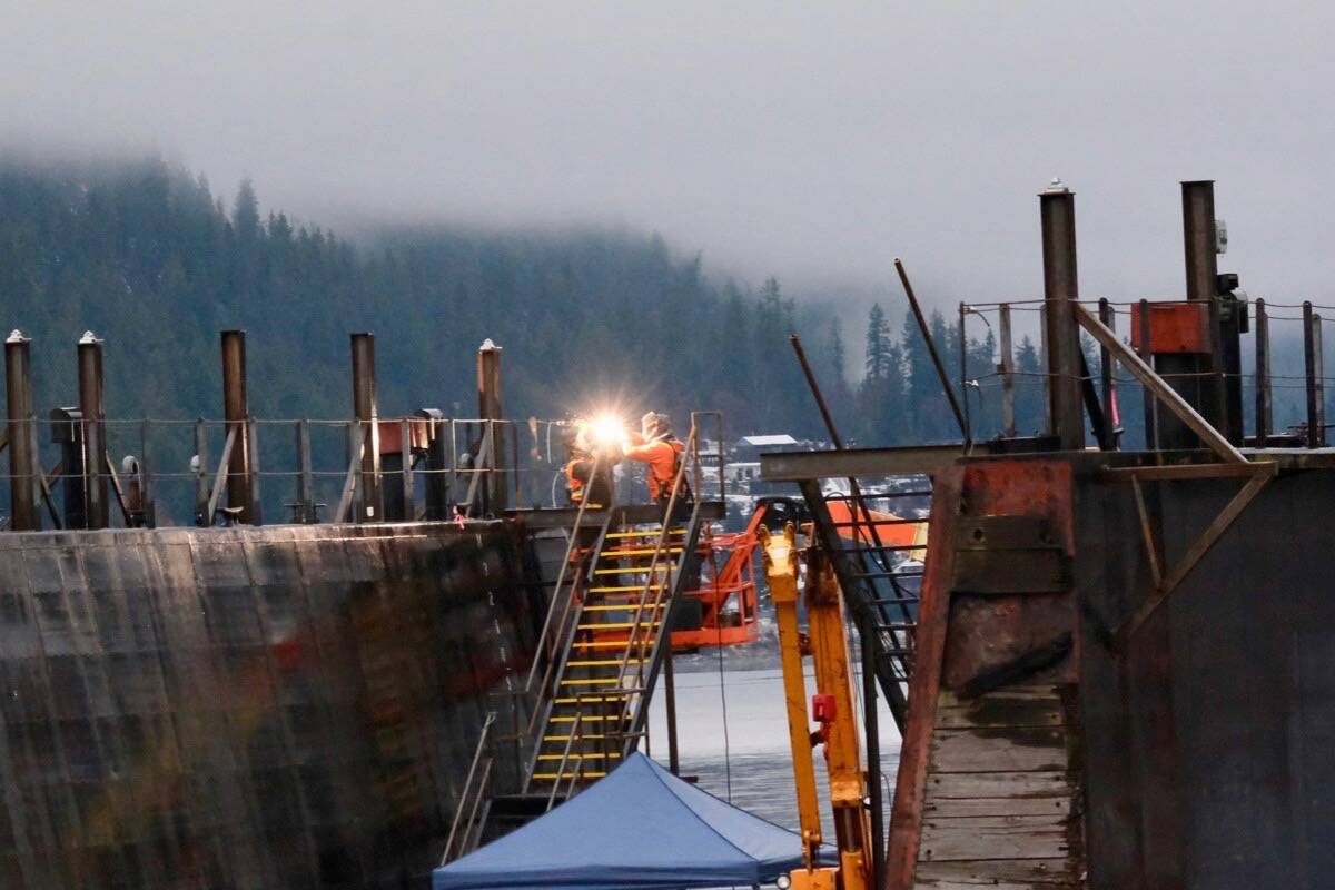 Once the dry dock is ready, the ferry will be assembled with modules built in Edmonton and trucked to Nelson starting early in 2022. Photo: Bill Metcalfe