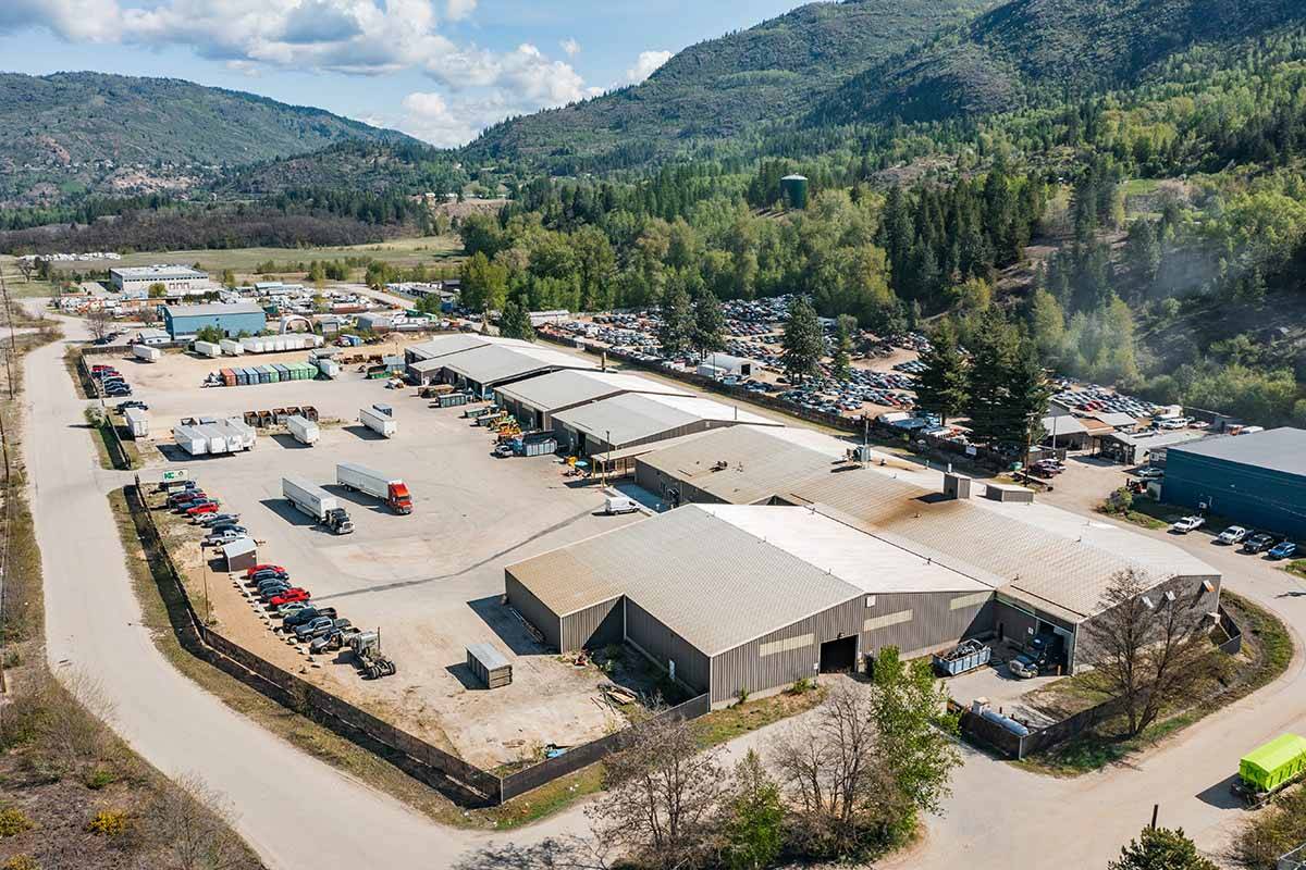 Aerial view of KC Recycling. Photo: Submitted