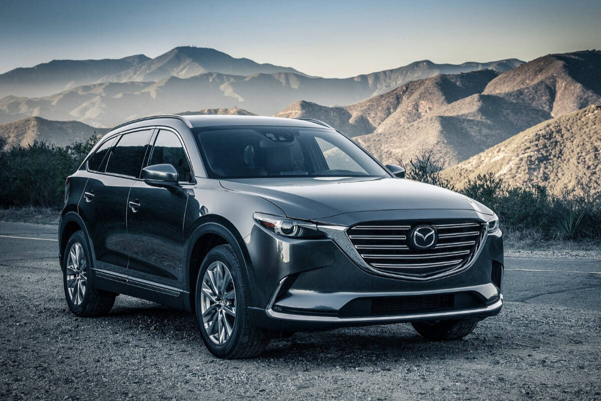 The Mazda CX-9, pictured, continued while the new CX-90 was being brought online. Now its time for the CX-9 to bow out. PHOTO: MAZDA