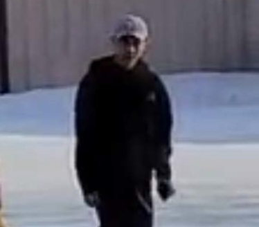 This is the suspect wanted by police in an alleged assault on a cab driver in Yellowknife last month. Image courtesy of RCMP