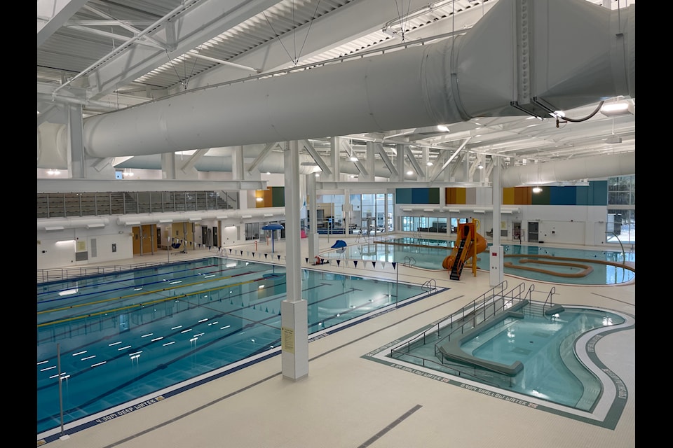 An overhead view of the Aquatic Centre's pools. Devon Tredinnick/ӯv3 photo