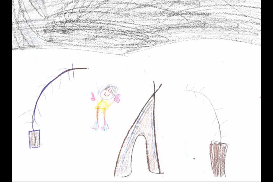 By Abigail Spence , Grade 1/2 at Chief Julius School in Fort McPherson. Send your artwork to Inuvik Drum and we’ll showcase it in this space in a future edition.