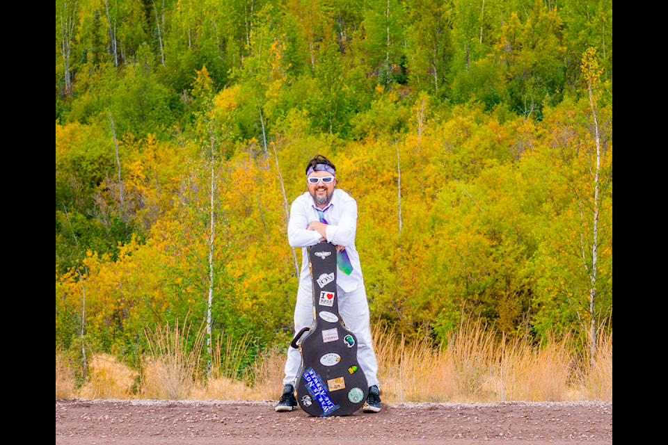 A shot Abe Drennan took with Eighty One Images to promote his music last fall. Drennan's latest single, 'Whisper in the Wind,' has hit the airwaves as he returns to Inuvik.