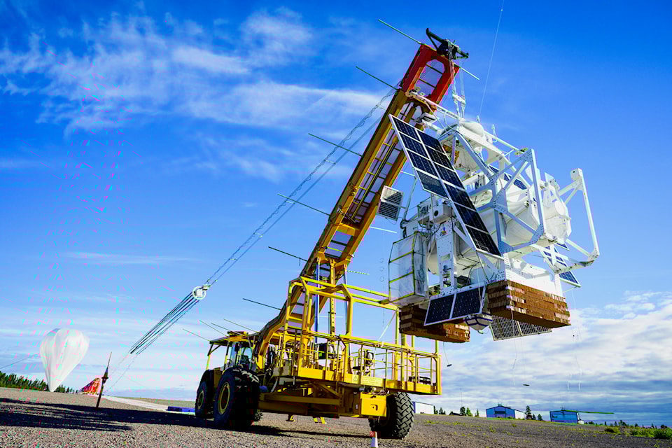 The Sunrise III solar observatory was launched from Sweden and landed in the NWT between Deline and Norman Wells in the Sahtu region. It contained the largest solar telescope ever to leave Earth. Photo courtesy of MPS/Sunrise III - SSC/Mattias Forsberg