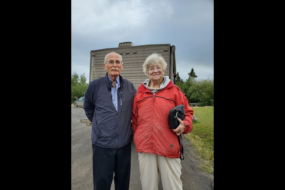 Our Tourist of the Week is Vickie Palmer, who came all the way from Oregon with her three dogs. She's been planning the trip for eight years and has been on the road for over a month with her trailer. She said she's astonished by how large Inuvik is.