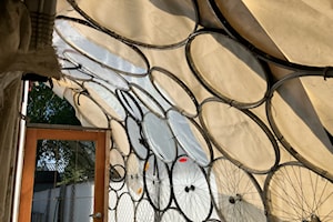 600 bicycle wheels help form possible world record dome in Yellowknife
