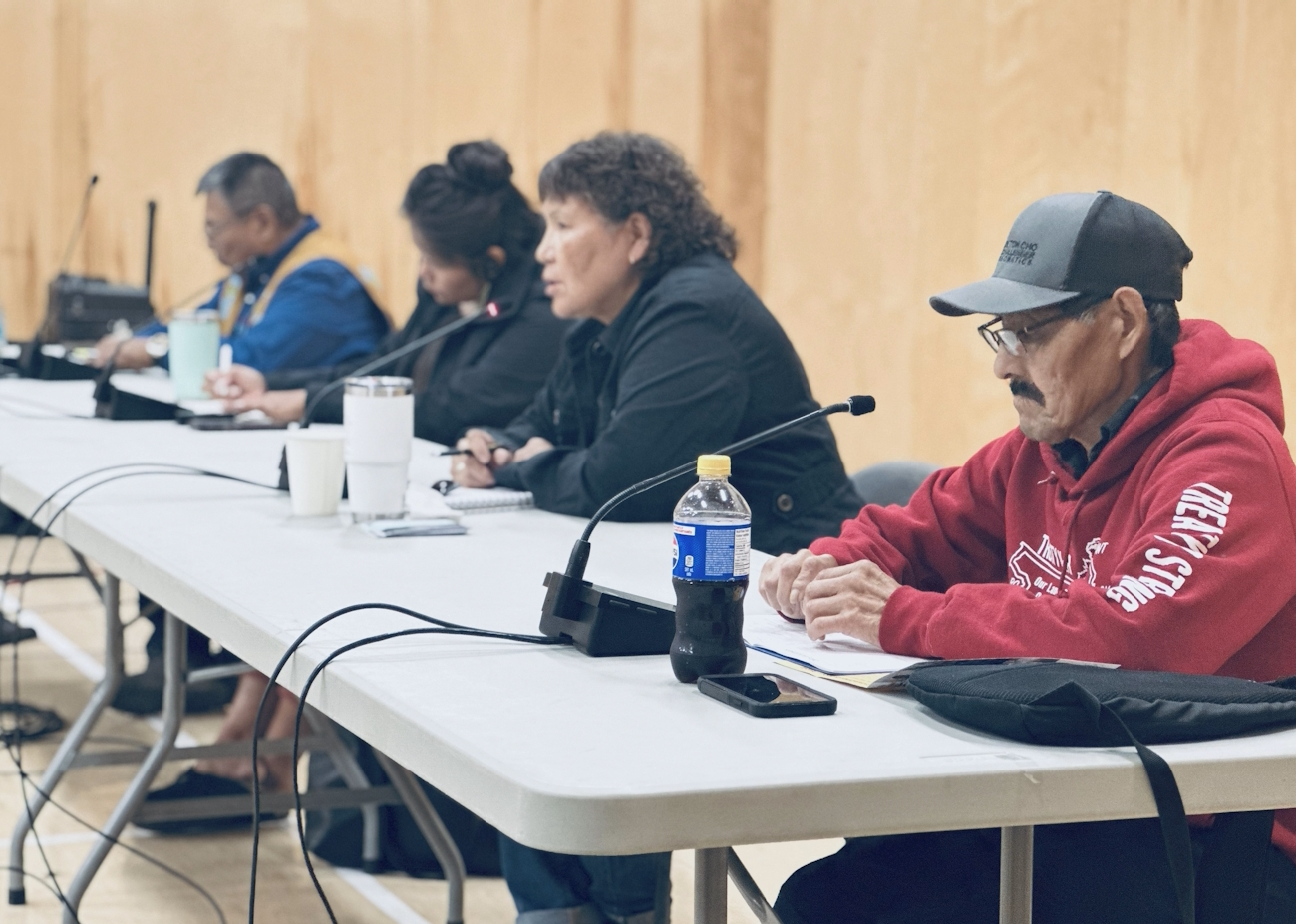 Ndilo candidates for chief field questions from YKDFN members