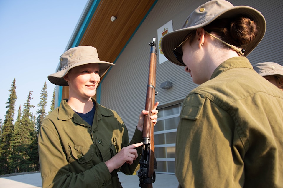 Nadia Bonhomme is part of the Yellowknife Elks Royal Canadian Air Cadet Squadron. SAӰӴýThis summer at Whitehorse I have worked with cadets from coast to coast to coast in Canada who all support each other,SAӰӴý she said.