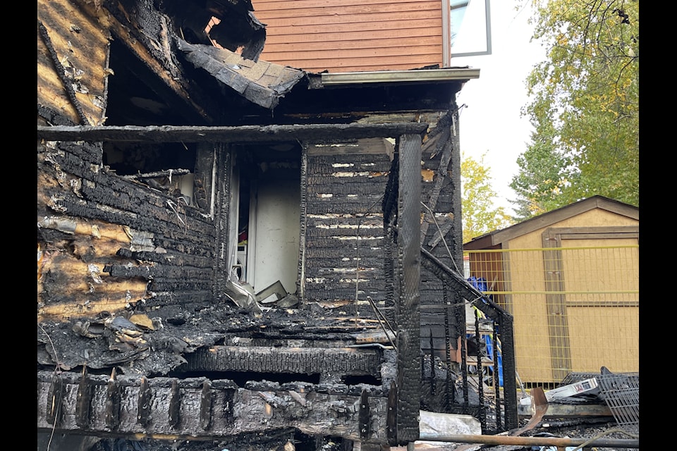 The fire that burned a unit at the Borealis Housing C0-op occurred around 6:30 a.m. on Saturday, Sept. 28, according to the city, hitting the backside of the housing unit.