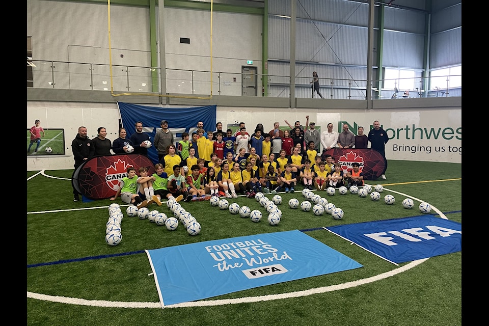 Football for Schools (F4S) has reached Yellowknife. It's the first time the program's launching in Canada, and it's also FIFA's most northerly launch.