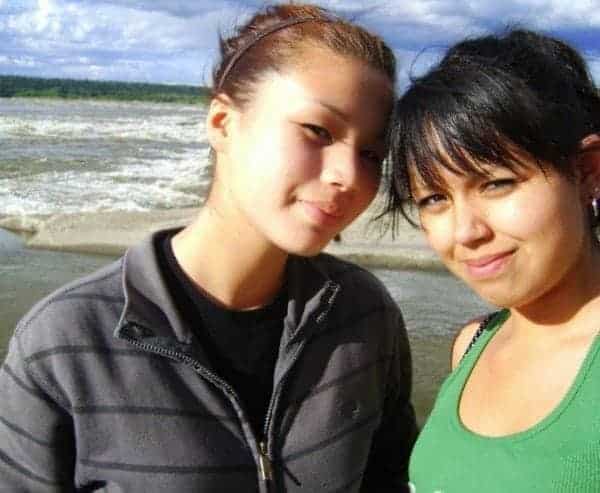 Destiny Nahanni-Hope, left, was found dead six years after her cousin, Keisha Trudel, died in a car crash. Her aunt Sharon Allen is calling for the GNWT to help the National Inquiry into Missing and Murdered Indigenous Women and Girls with supports for family members who want to share their stories. Photo courtesy of Sharon Allen.