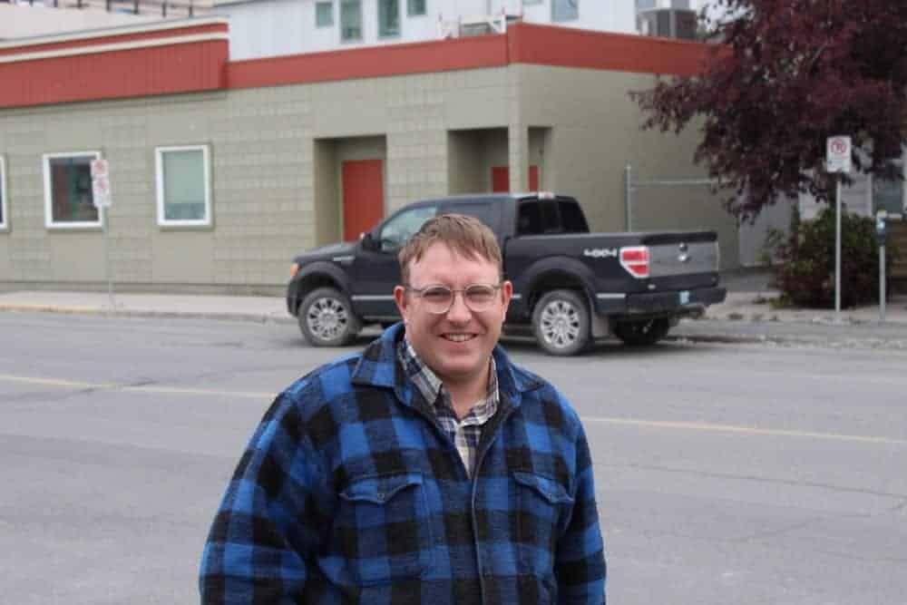 Josh Campbell, the host of CKLB's Denendeh Sunrise and candidate for Yellowknife city council announced Monday he would not go on the air again until after the election. Sidney Cohen/NNSL photo