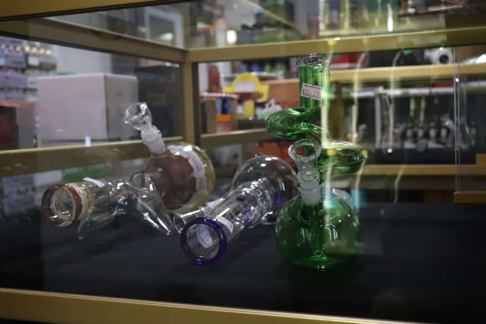 Devices such as glass bongs and rolling papers will be available for sale at the uptown Liquor Shop in Yellowknife. Dylan Short/NNSL photo
