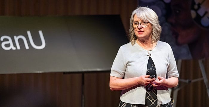 Petra Schulz gives a TEDx talk on the loss of her son to an oipiod overdose over five years ago. She will be speaking at the Baker Centre on Friday evening to stimulate conversation in the community about dealing with catastrophic loss. photo courtesy of Petra Schulz