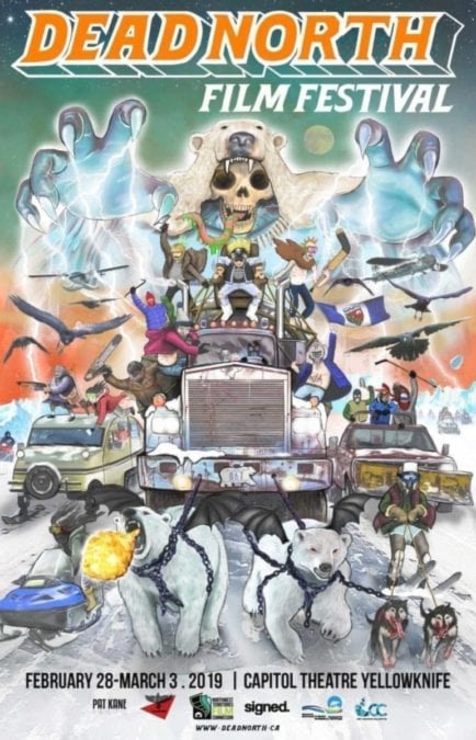 Photo provided by Dead North. The Dead North Film Festival 2019 poster.