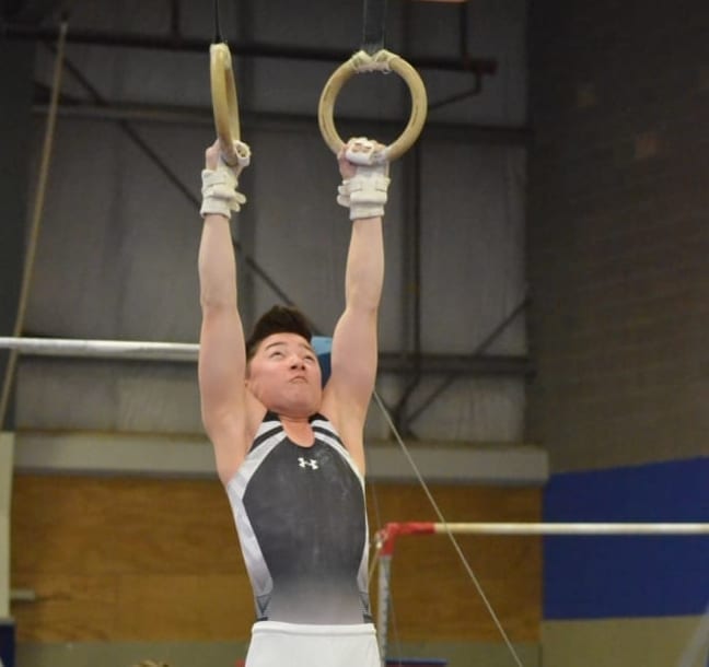 Tai Leathem, seen during the NWT Gymnastics Championships earlier this year, was one of three boys gymnasts to win seven medals at the Canmore Summit Invitational in Canmore, Alta., this past weekend. James McCarthy/窪蹋勛圖厙 photo