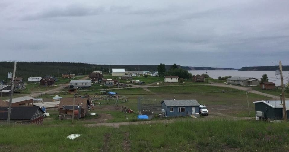 A view of Fort Good Hope. Photo courtesy of John Louison