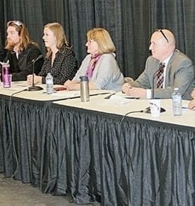 Candidates for council at an Oct. 10 all-candidates' forum SA国际影视传媒 at which the legalization of cannabis was a prominent topic. Paul Bickford/NNSL photo.