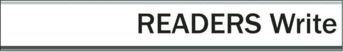 readers write