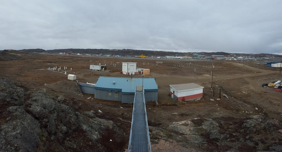Panoramic view of the Iqaluit supersite on Oct. 2015. photo by