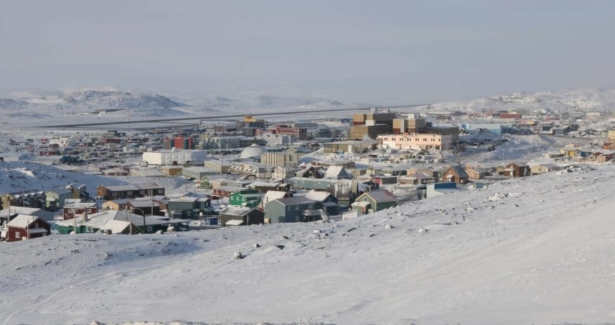 Iqaluit winter scenic