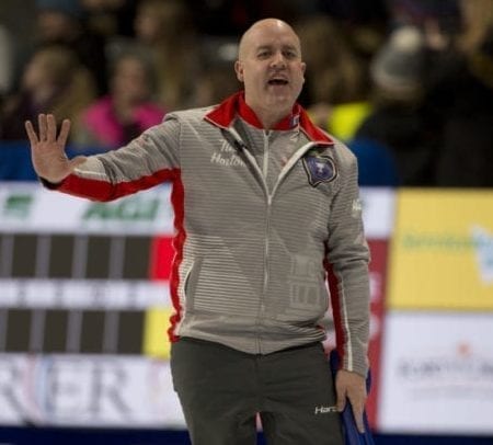 Jamie Koe, seen during the 2020 Tim Hortons Brier in Kingston, Ont., earlier this year, was part of a celebrity panel of judges for a burger-making contest organized by Doug Suerich, known as CurlingGeek on Twitter. Michael Burns/Curling Canada photo