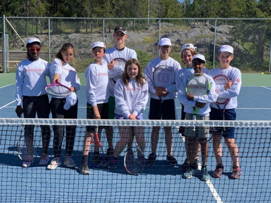 photo courtesy of Slavica Jovic Tennis NWT held its annual summer high performance camp at the Yellowknife Tennis Club in July 2019. The participants last year were, from left, Ofira Duru, Monika Kunderlik, Ben Naugler, Jan Martinek (coach), Alexana Kapraelian, Adam Naugler, Ethan Carr, Nikhilesh Gohil and Ben Carr. Whether the 2020 camp is held is all up to what Kami Kandola, the territory's chief public health officer, decides, according to Slavica Jovic of Tennis NWT.