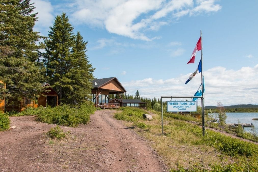 The Lutsel K'e Den First Nation is upset after the territorial government threw up a "bureaucratic trap" -- rescinding occupancy orders -- on its recently acquired Frontier fishing lodge near the community. photo courtesy of Frontier Fishing Lodge